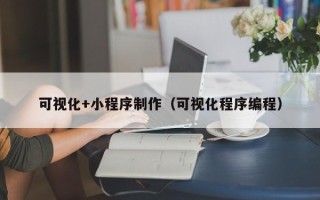 长治可视化+小程序制作（可视化程序编程）